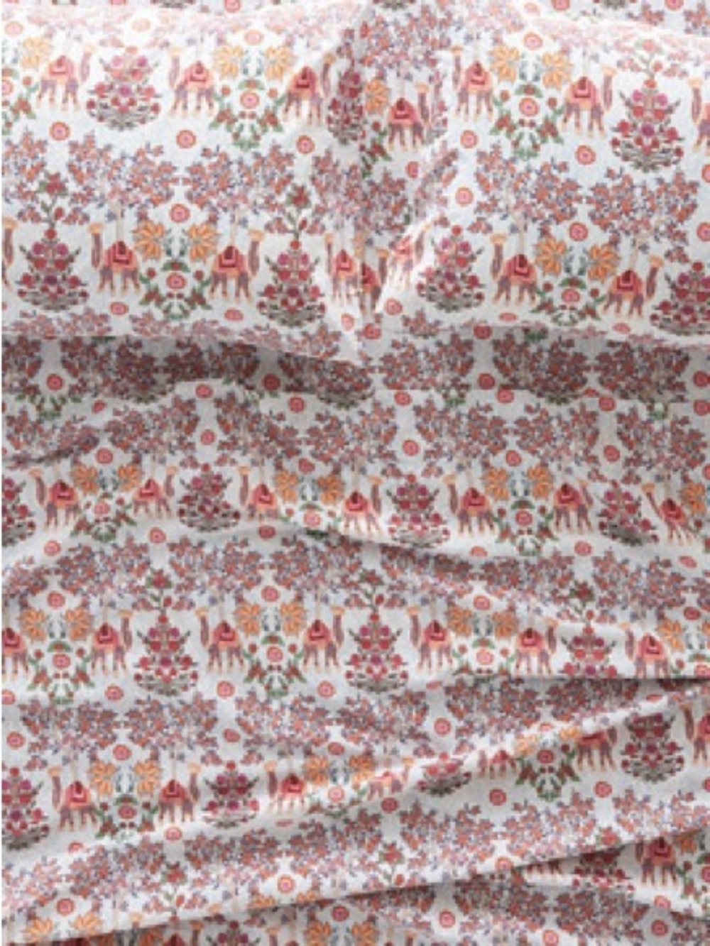 Anthropologie Percale King Sheets 2 full sets Matteo color pink orange Marrakech